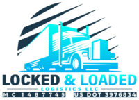 The Locked & Loaded Logistics logo for trucking